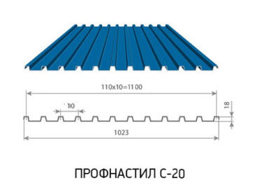 Профлист С20